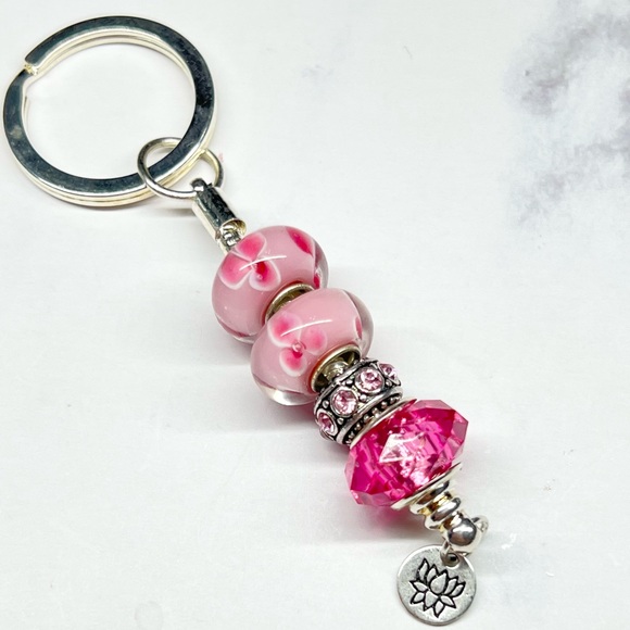 Murano Glass beaded Key chain - Picture 1 of 1